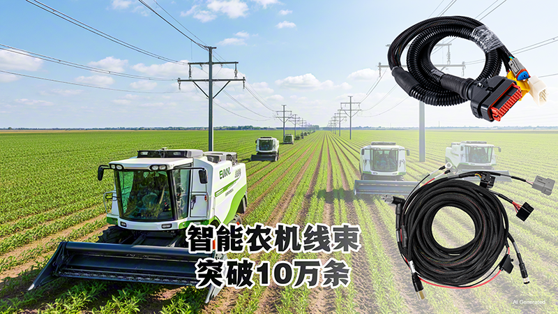 喜訊！蘇州凱佰樂智能農(nóng)機(jī)線束生產(chǎn)破10萬條